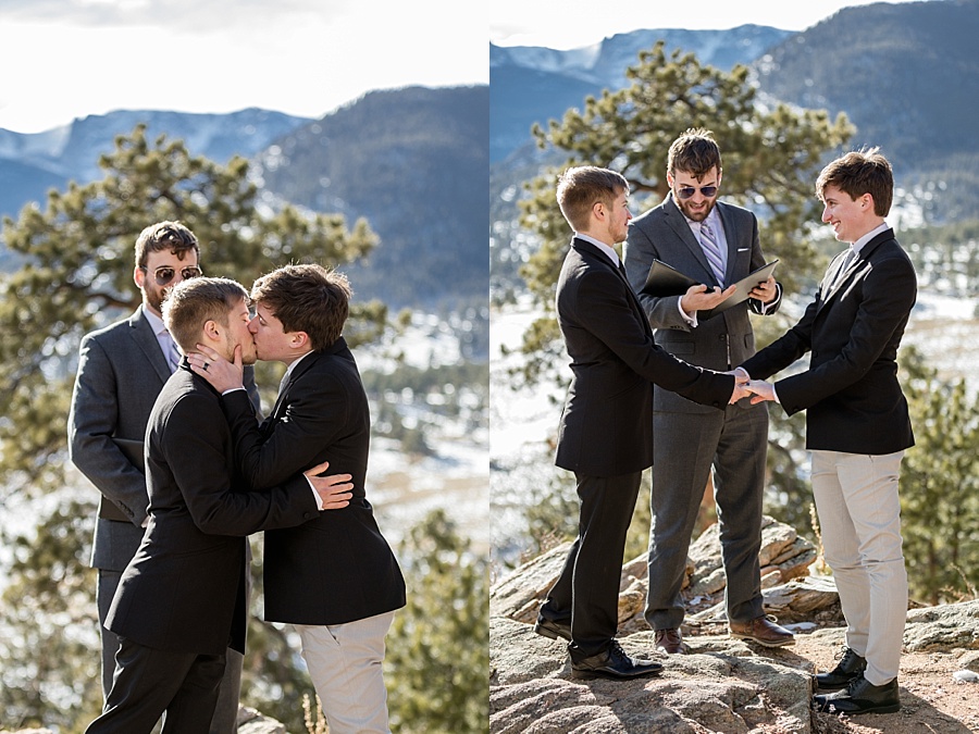two grooms pronounced husband and husband at sapphire point 