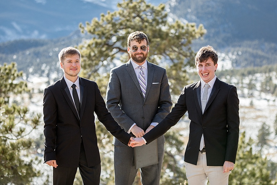 newlywed gay grooms at sapphire point breckenridge