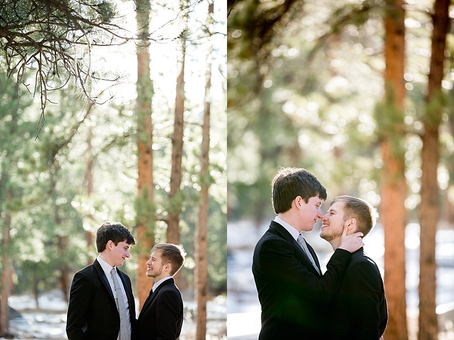 colorado wedding photographer captures gay couple after eloping in breckenridge