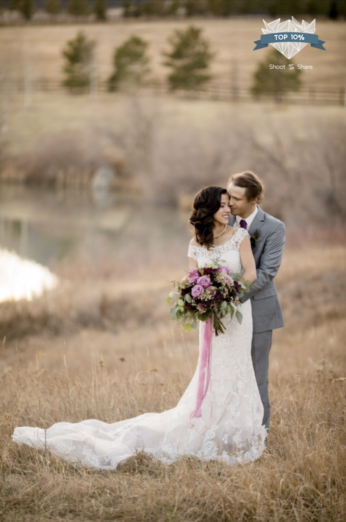 Fall wedding at Spruce Mountain Ranch in Larkspur Colorado 