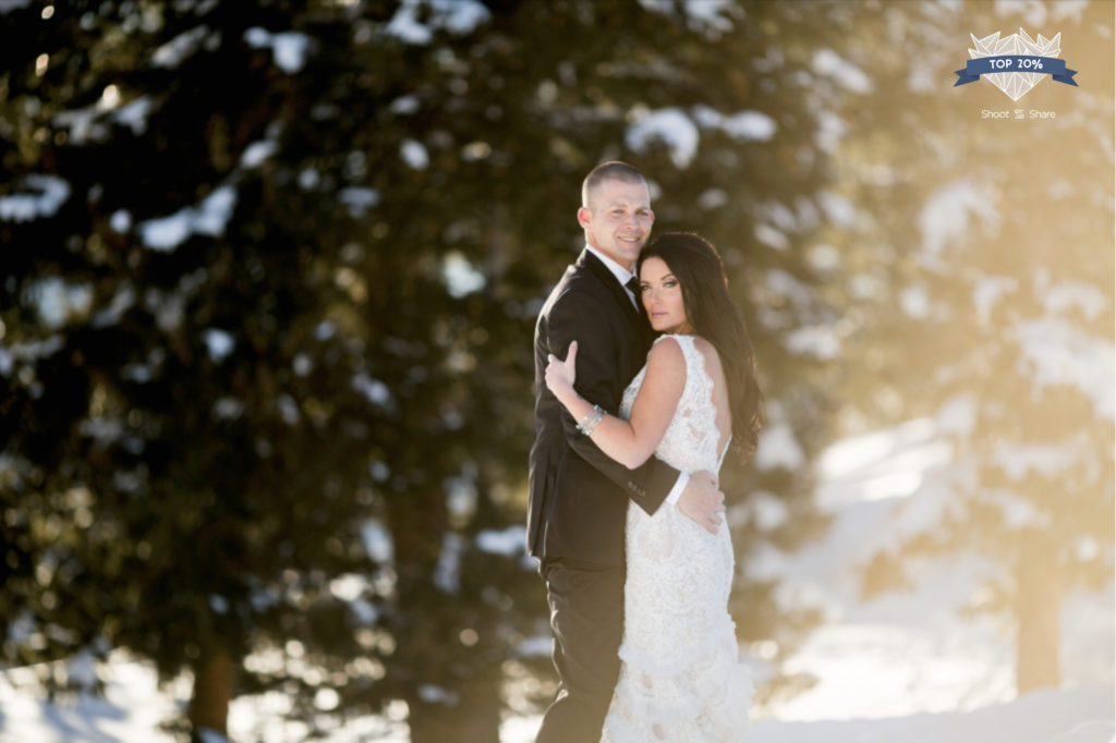 Bride and Groom at Sapphire Point Wedding