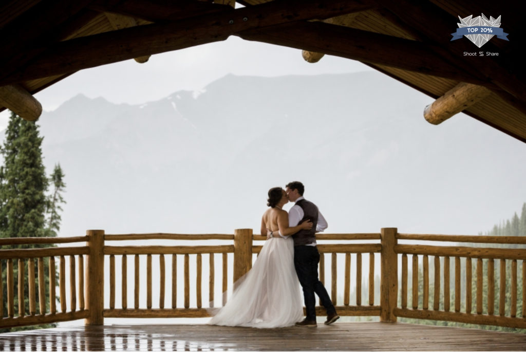 Copper Mountain Solitude Station Wedding couple