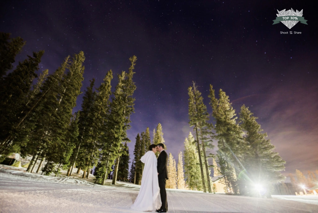 Timber Ridge and Keystone Stube at Night wedding