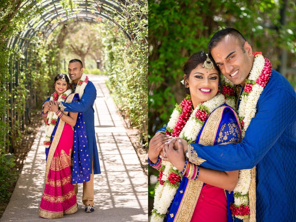 Hindu Wedding Photography Denver Bride and Groom Couple Photos