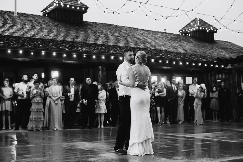 First Dance Spruce Mountain Ranch Wedding Photographer