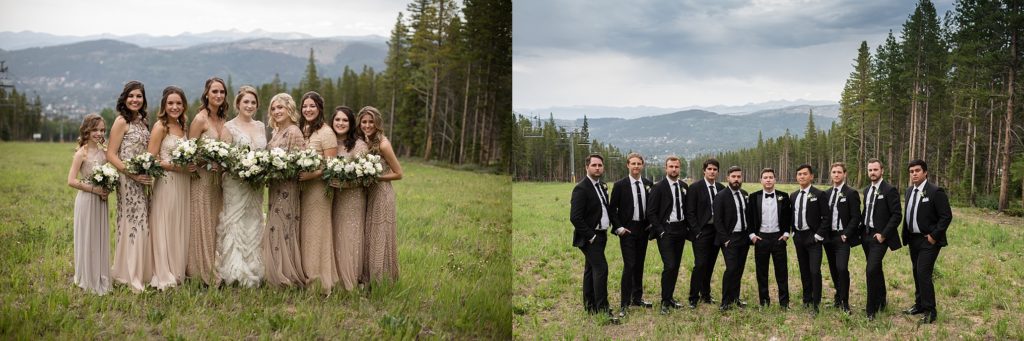 ten mile station wedding photographer bride and groom wedding party