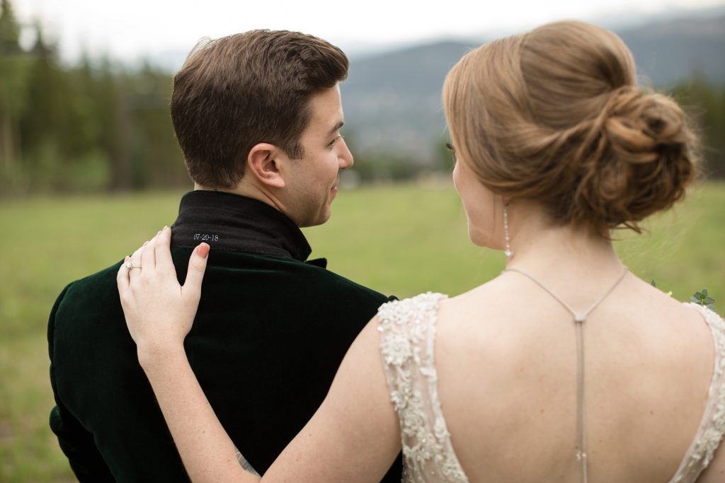 ten mile station wedding photographer bride and groom tux details