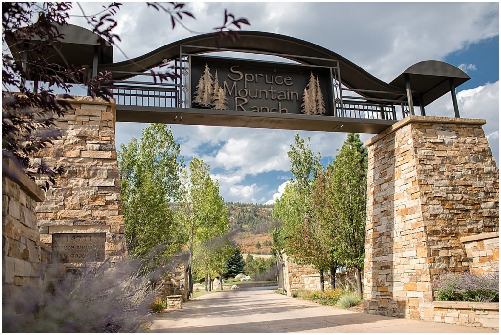 Entrance to Spruce Mountain Ranch