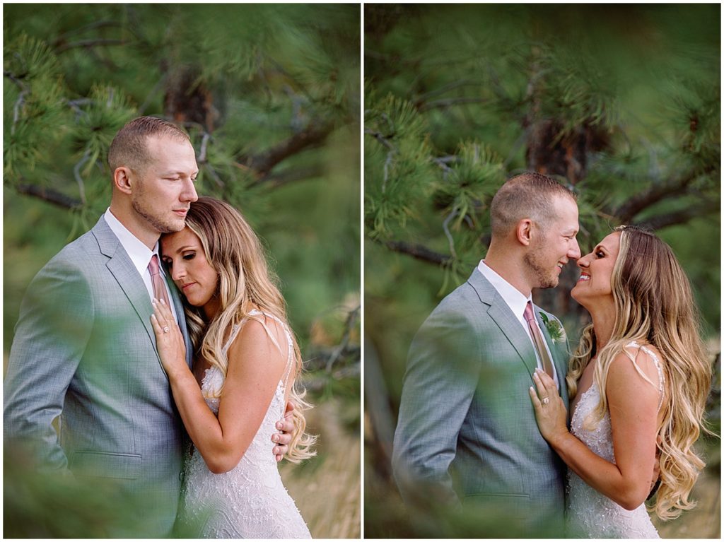 Spruce Mountain Ranch Bride and Groom 