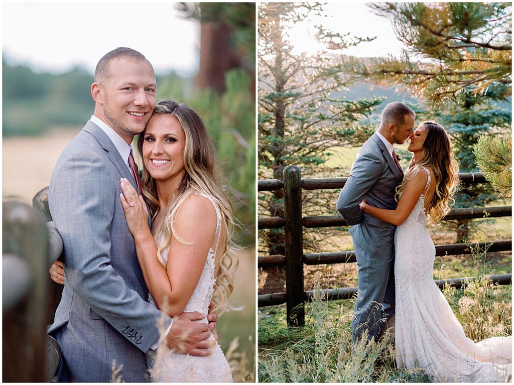 Spruce Mountain Ranch Bride and Groom 