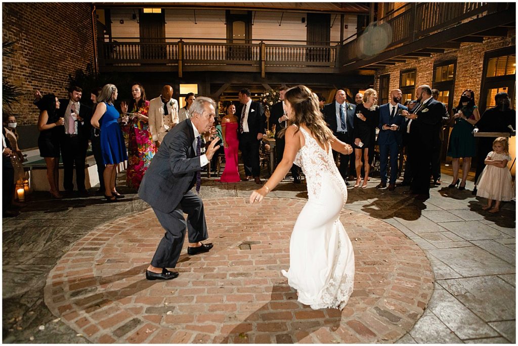 Father and daughter first dance at Margaret Place in New Orleans