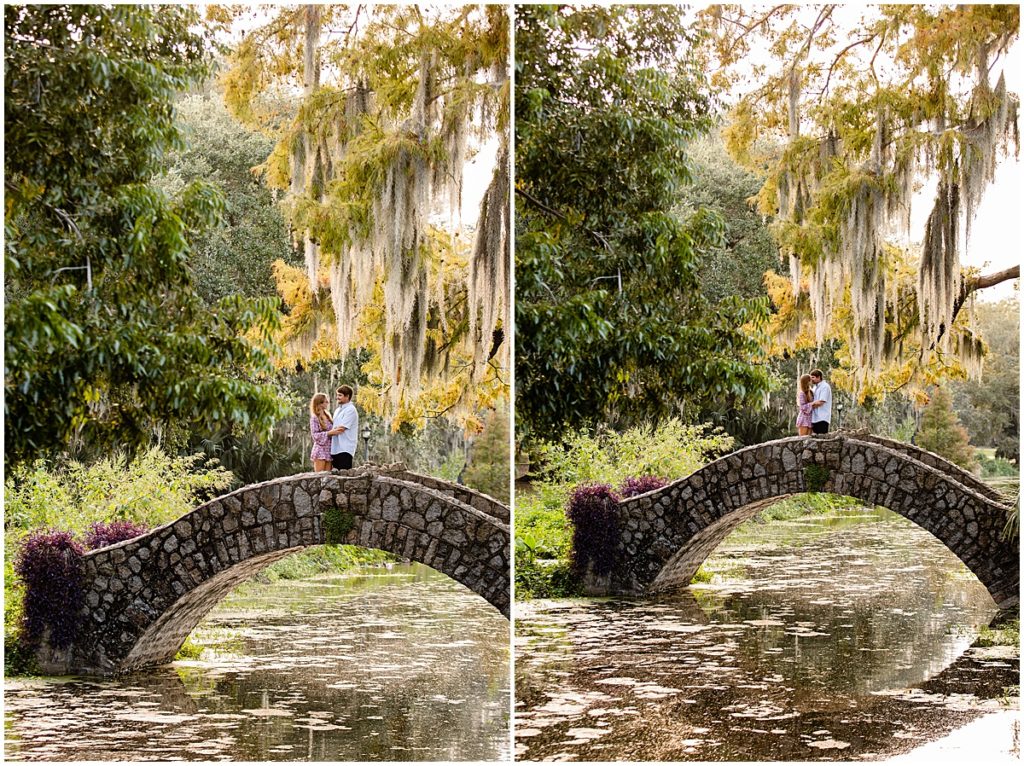 New Orleans City Park fall engagement session