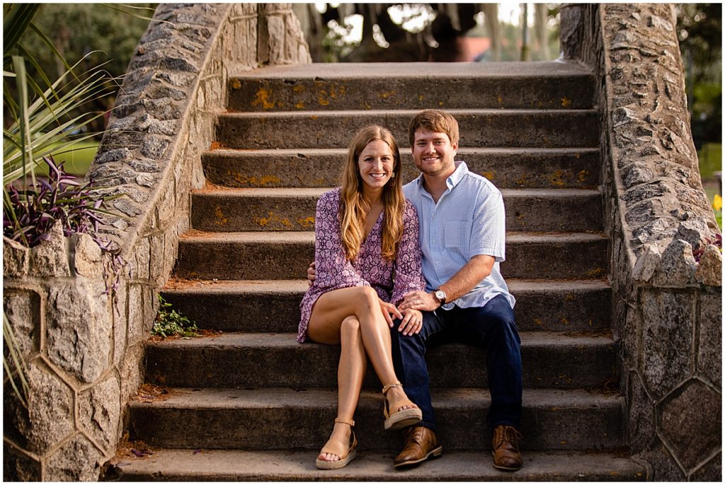 New Orleans City Park fall engagement session