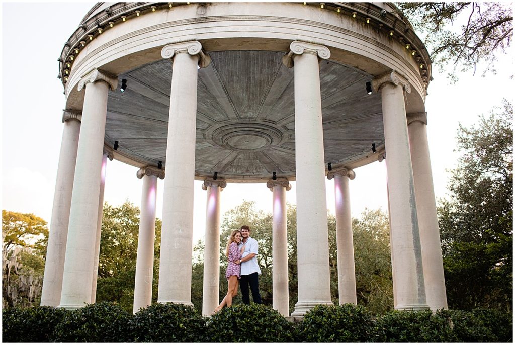 New Orleans City Park fall engagement session