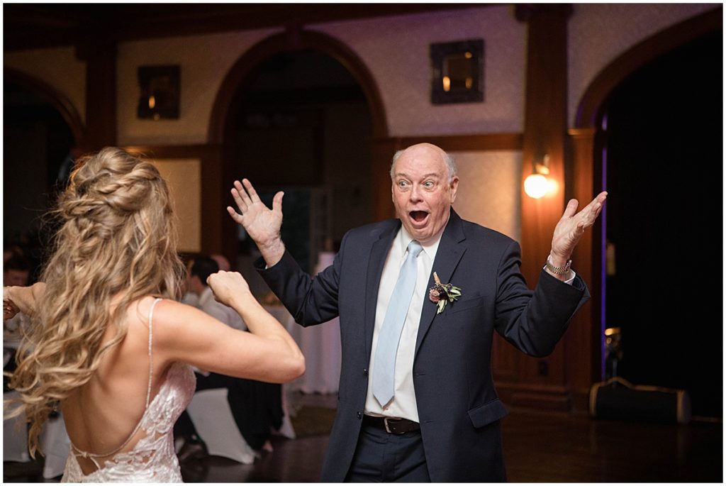 Daddy daughter first dance at the Stanley Hotel in Estes Park.