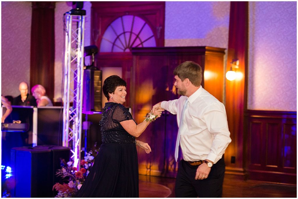 Mother son first dance at the Stanley Hotel in Estes Park.