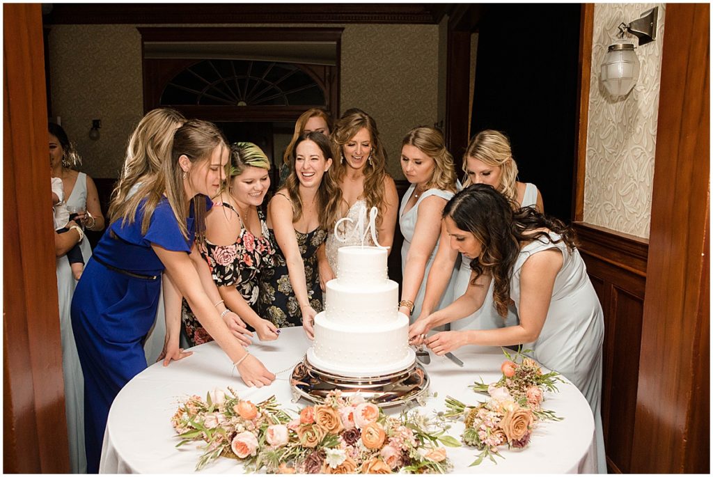 Wedding cake by Colorado Rose Cake Company at the Stanley Hotel in Estes Park.