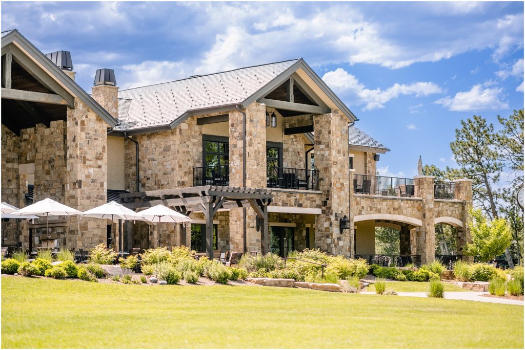 Columbine Country Club for summer June wedding in Colorado