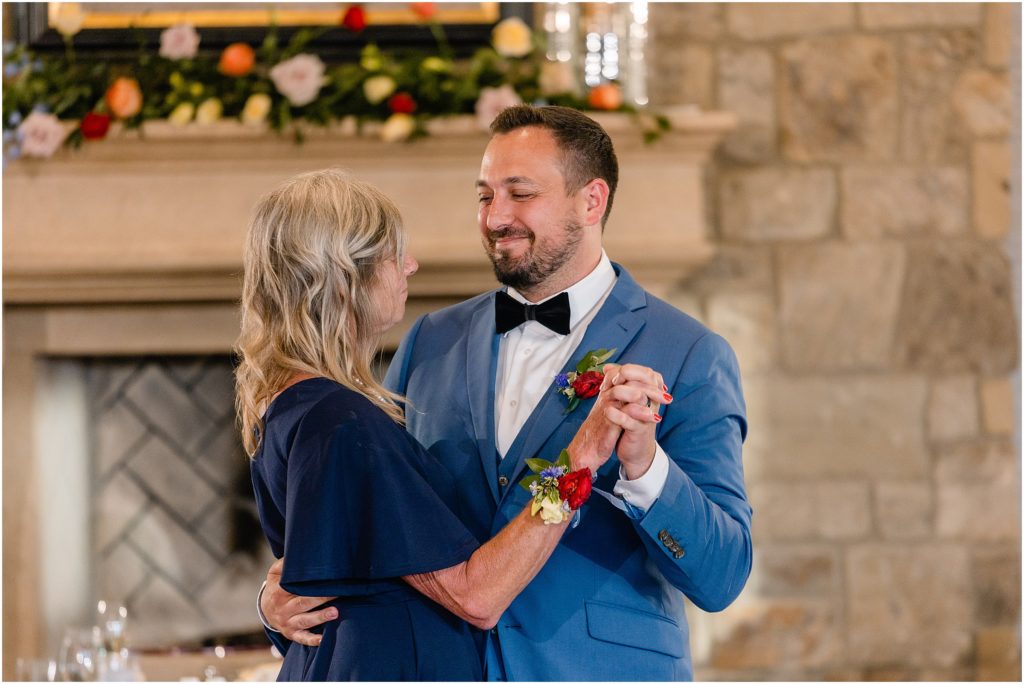 Mother son first dance at Columbine Country Club