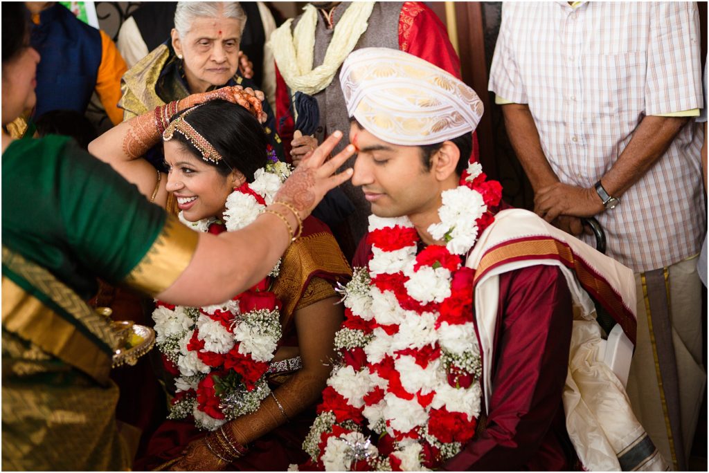 Bride and Groom at The Hindu Temple and Cultural Center of the Rockies