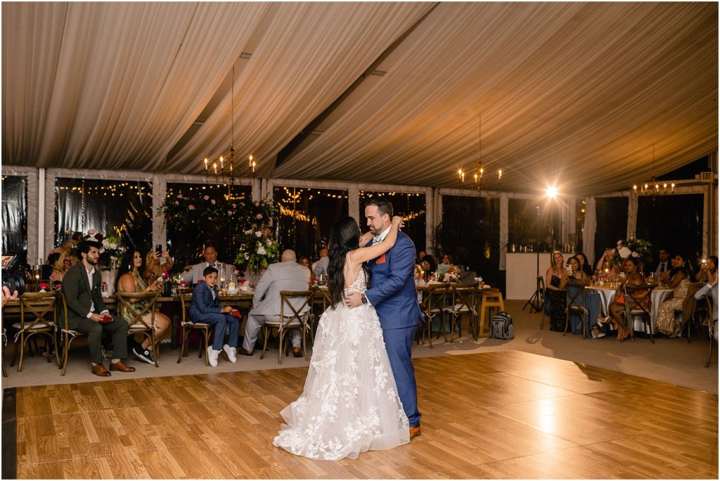 First dance at Flying Diamond Ranch in Steamboat Springs