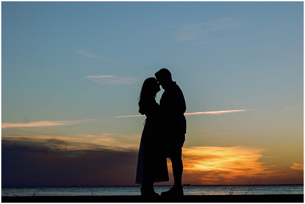 Miami Beach sunset engagement session