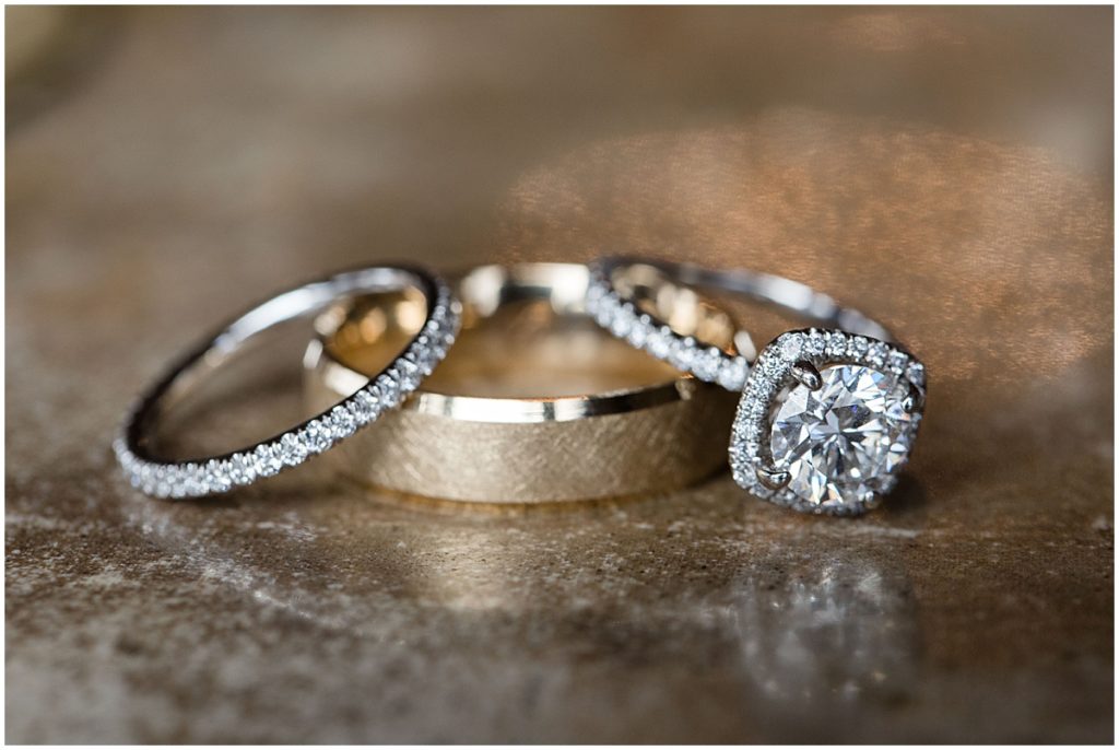 Wedding rings from Ramsey's.