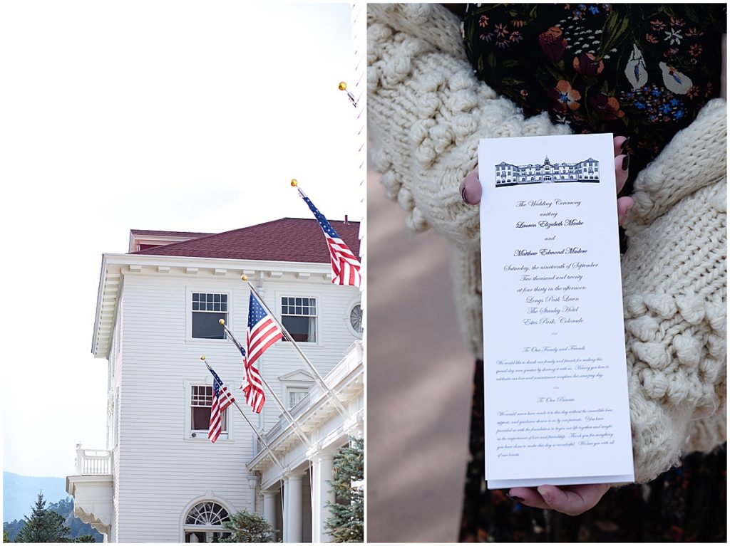 Stationary by Gem Printing Company for the Stanley Hotel in Estes Park.