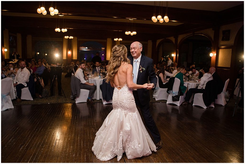 Daddy daughter first dance at the Stanley Hotel in Estes Park.