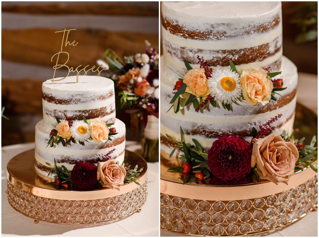 Wedding cake designed by Butterhorn Bakery