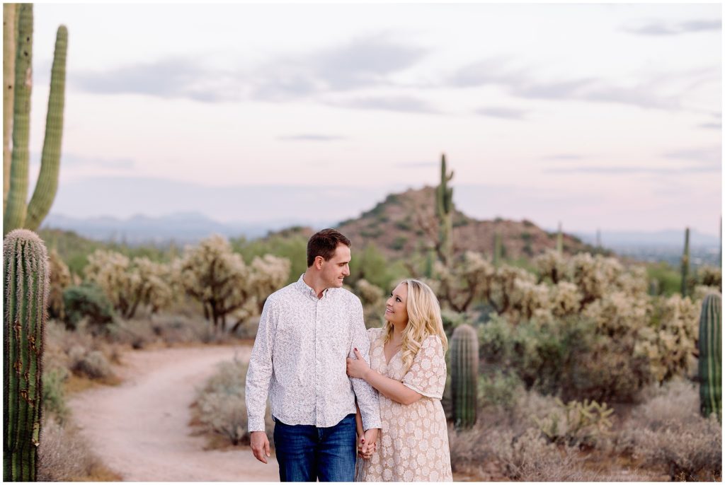 Engagement session in Phoenix Arizona