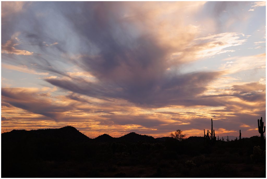 Sunset in Phoenix Arizona