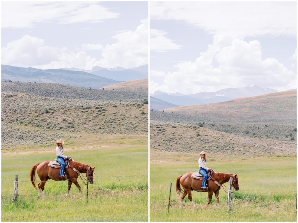 Horse Trail Ride Wedding at Vail Valley 4 Eagle Ranch