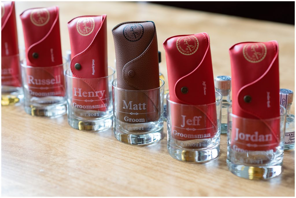 Shot glass gifts for bridal party