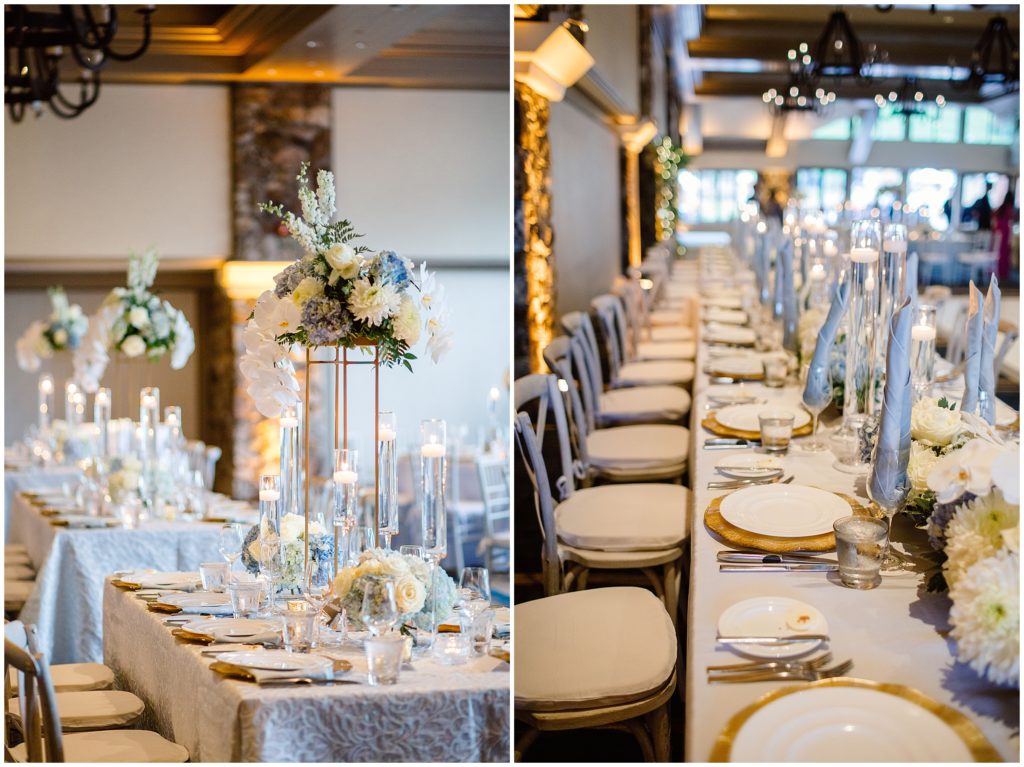 Wedding reception at Park Hyatt in Beaver Creek with rentals by Event Rents