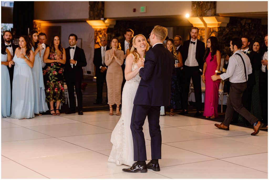 Bride and groom first dance at Park Hyatt in Beaver Creek