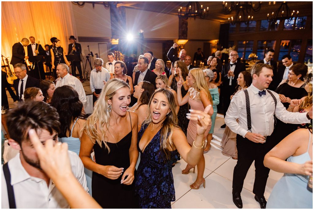 Open dancing at park hyatt in beaver creek during wedding reception