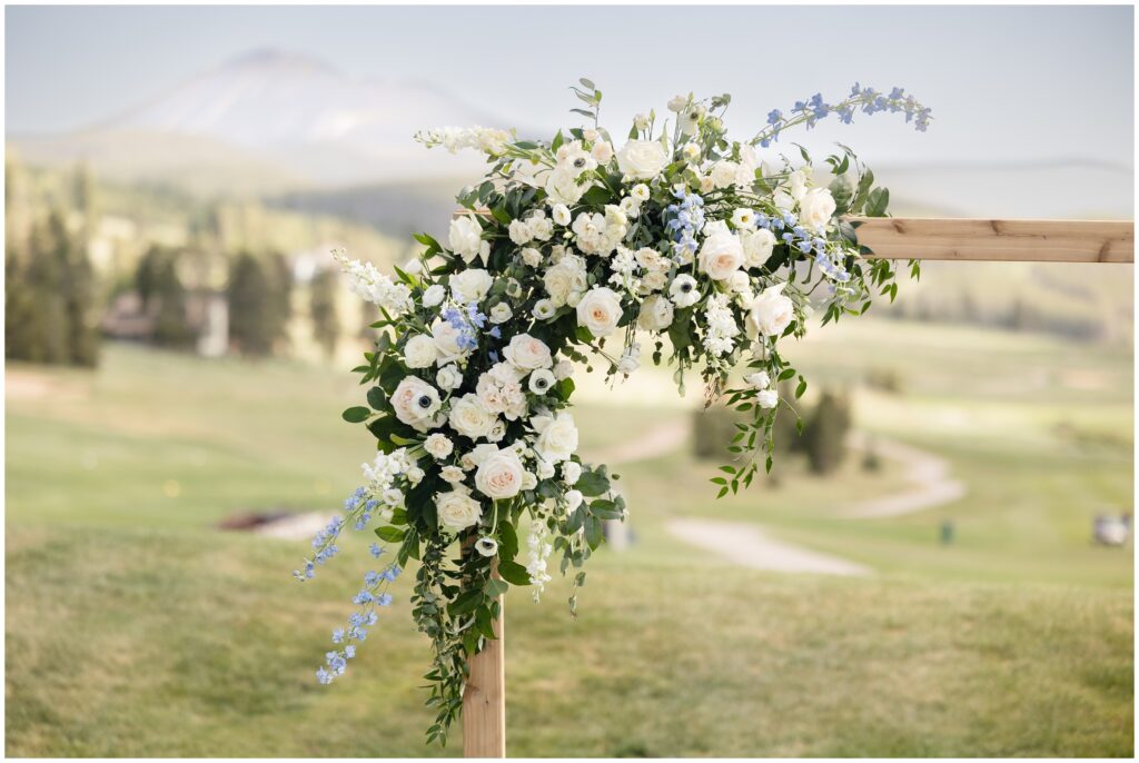 Wedding Arch floral decor by Garden of Eden Flowers and Gifts