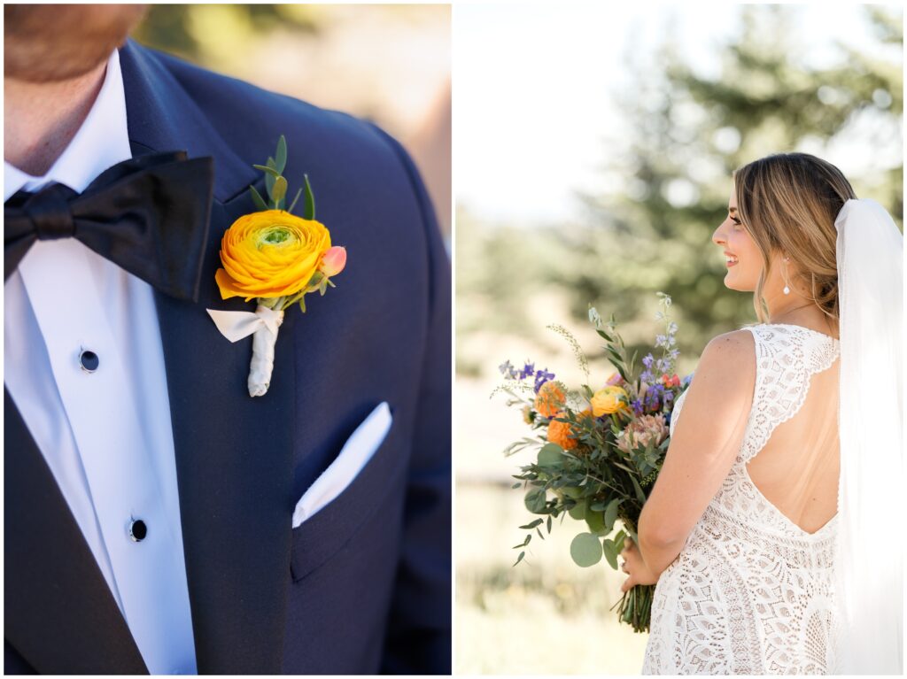 Groom's boutonniere  designed by Honeycomb & Co