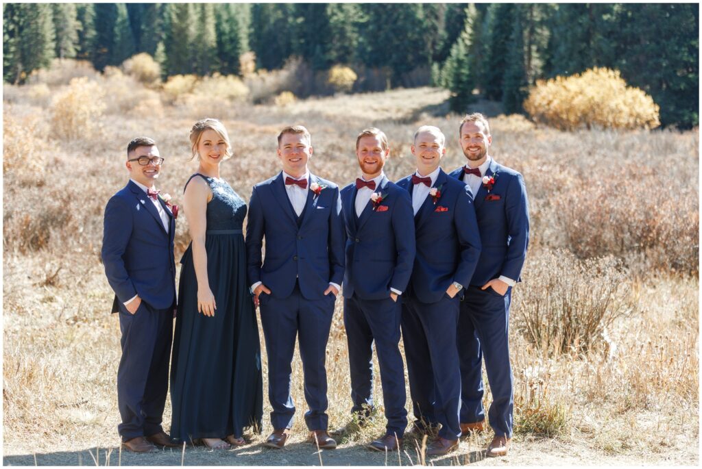 Groomsmen together The Lodge at Breckenridge