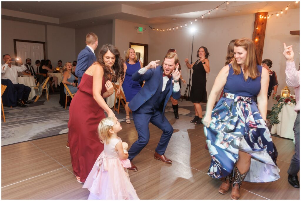 Open dancing with guests at The Lodge at Breckenridge