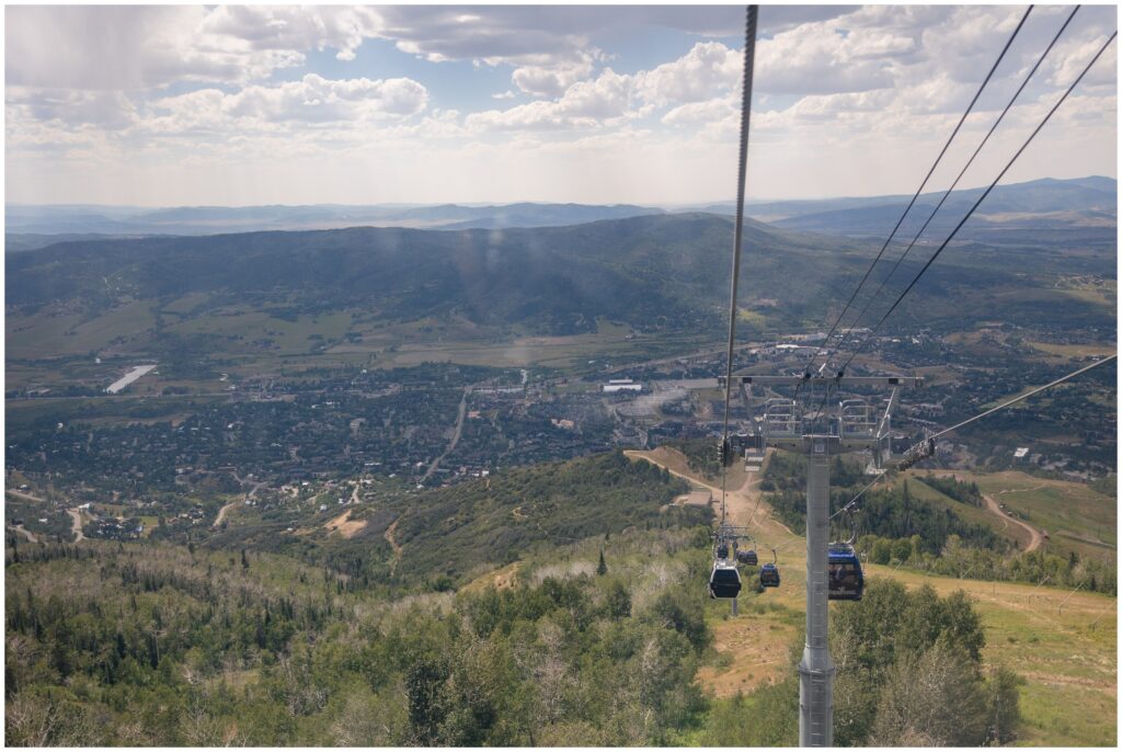 View of Steamboat from gondola