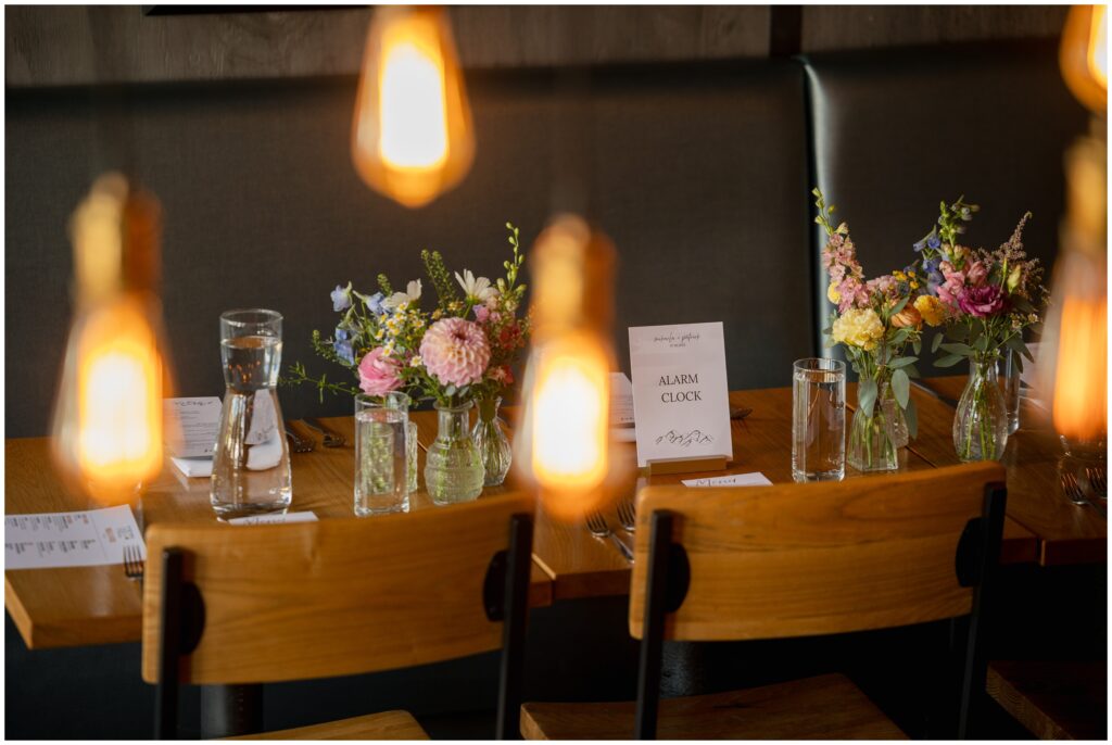 Seating arrangements at Table 79 in Steamboat Springs