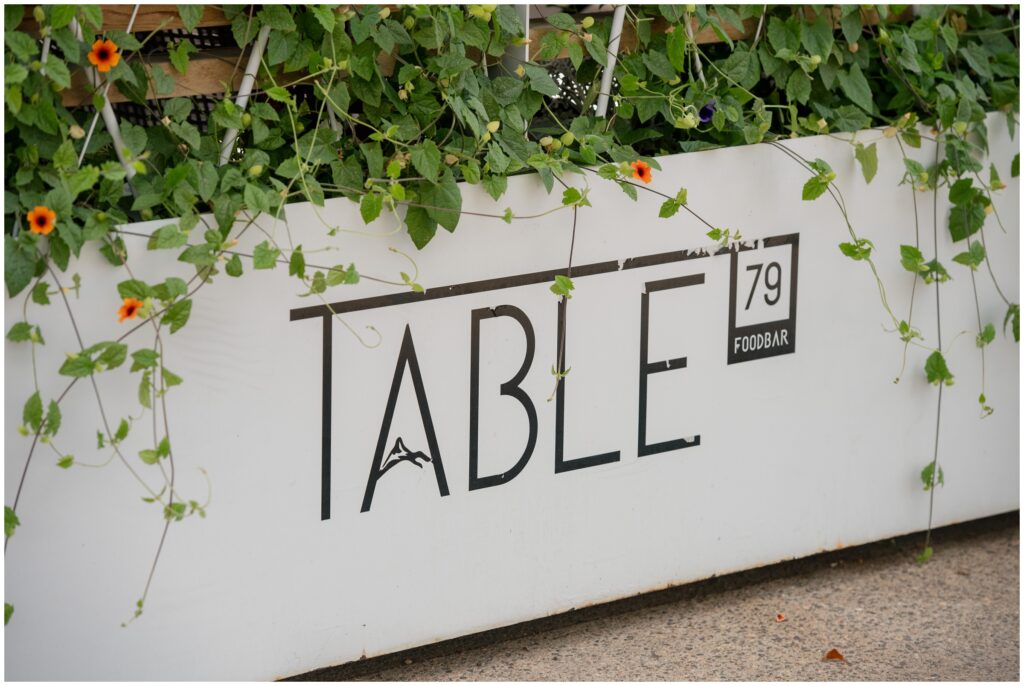 Sign for Table 79 reception