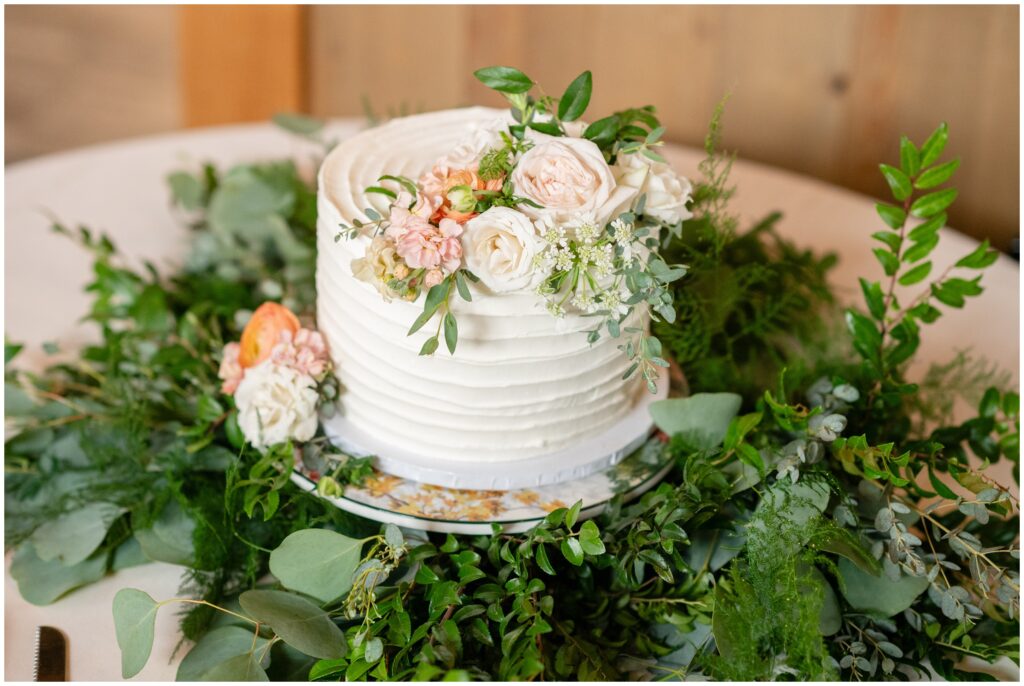 Wedding cake designed by butter horn bakery